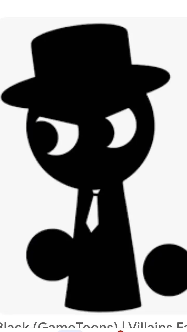 ai character: Mr black but angry background