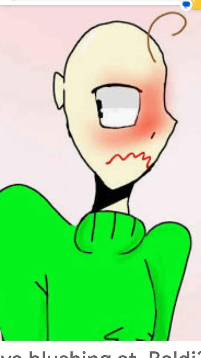 ai character: Baldi likes you background