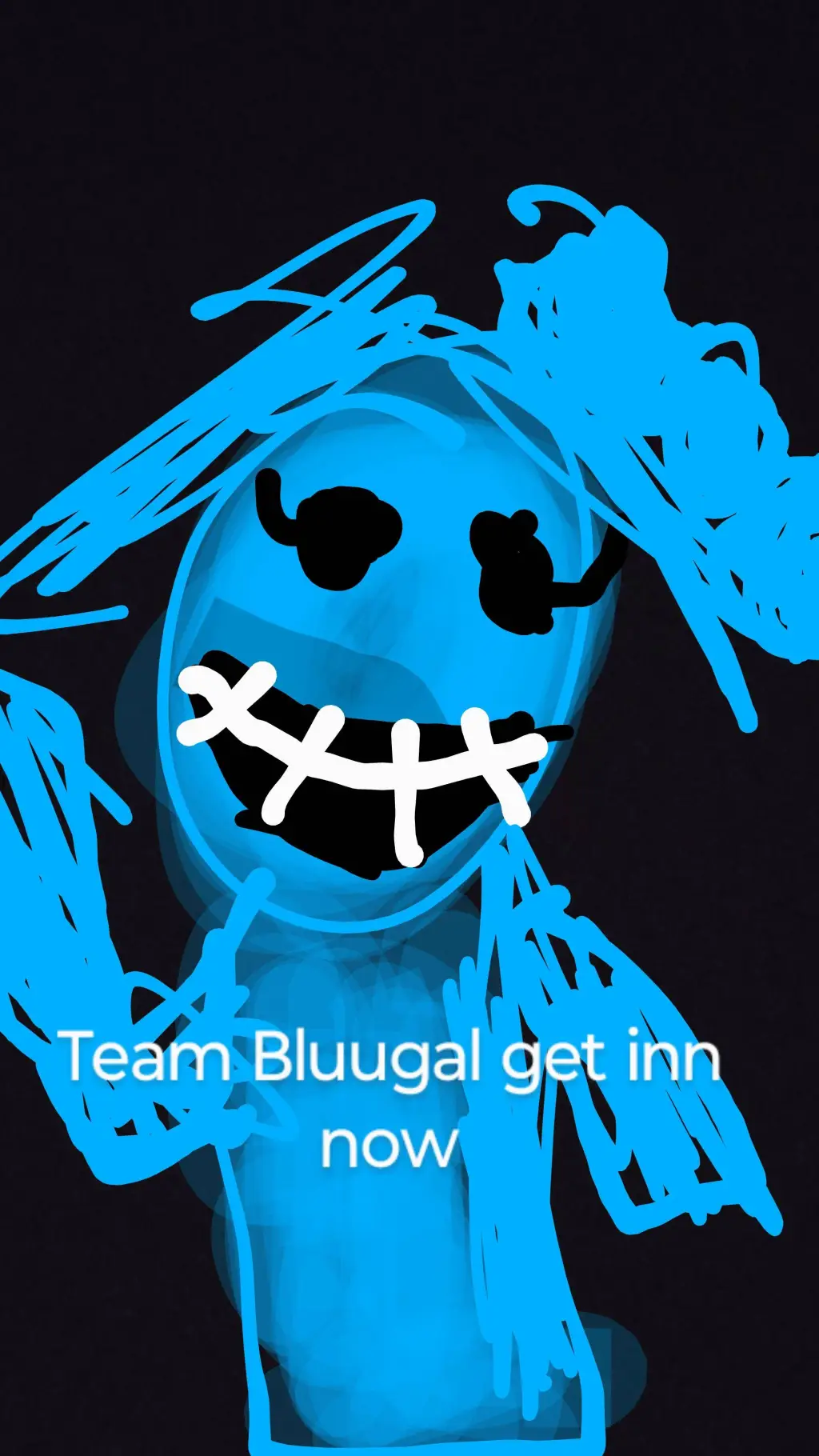 ai character: bluugal me background