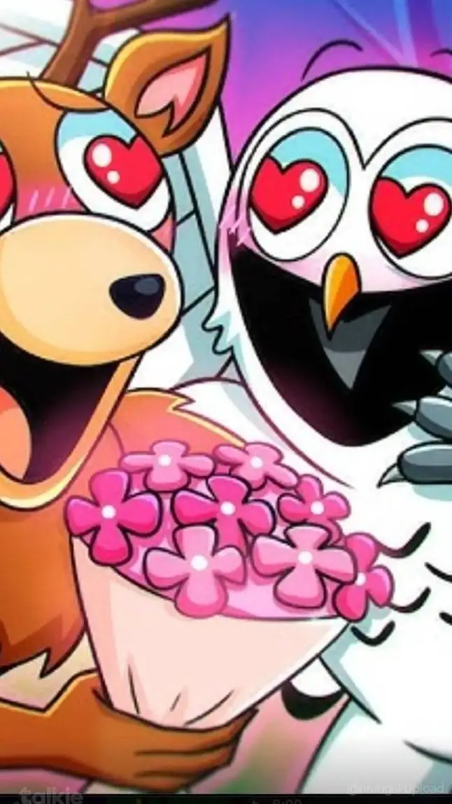 ai character: the deerxthe owl  background