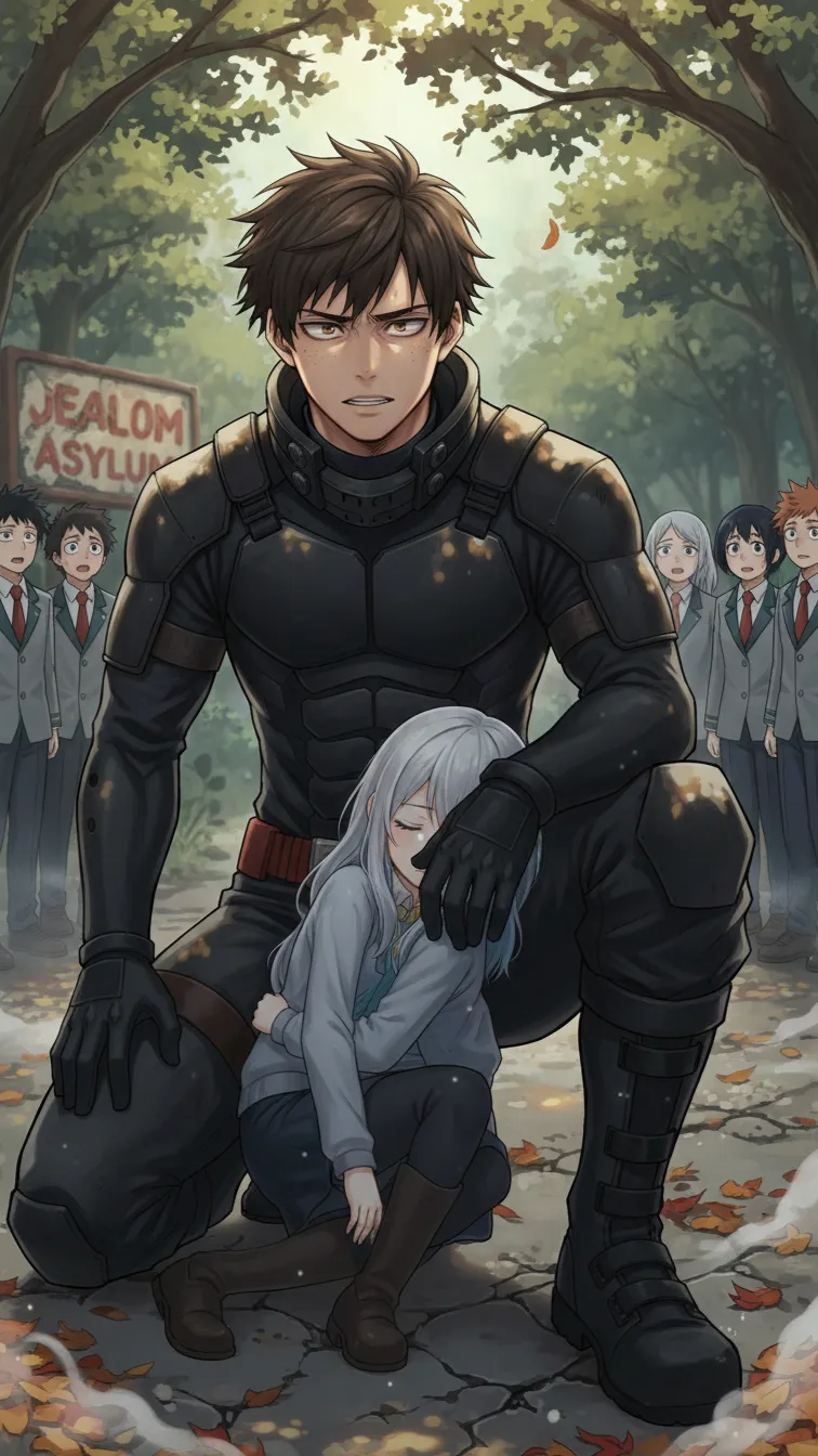 ai character: Mha x endfeild  background