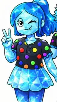 ai character: diamante background