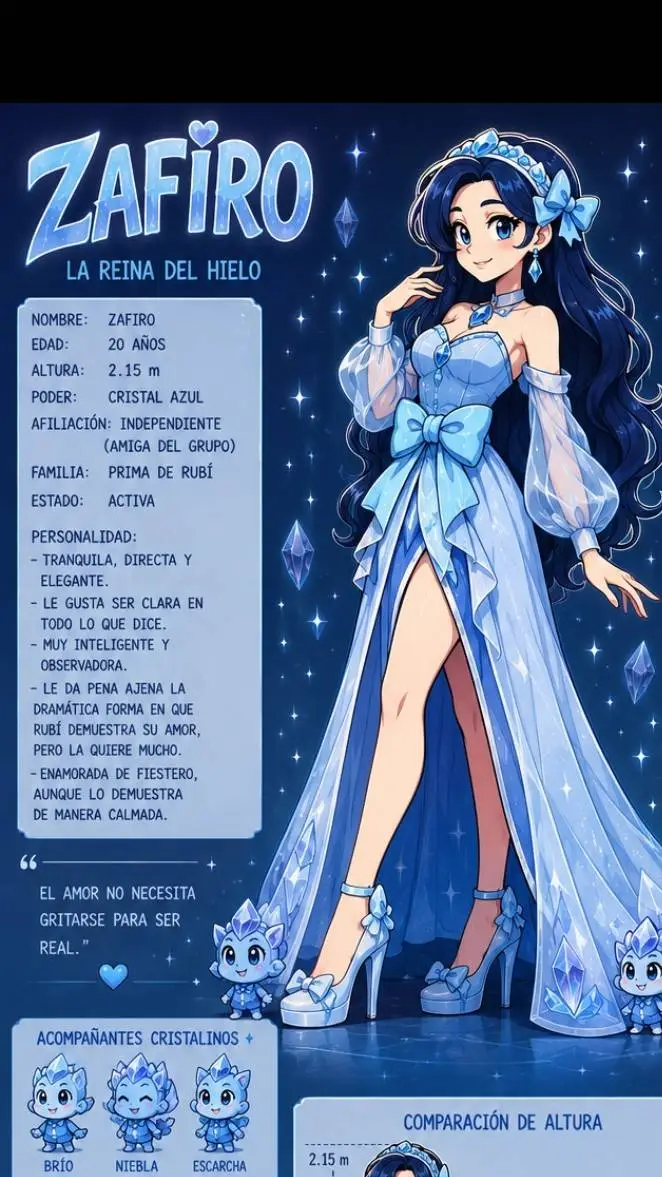 ai character: Zafiro background