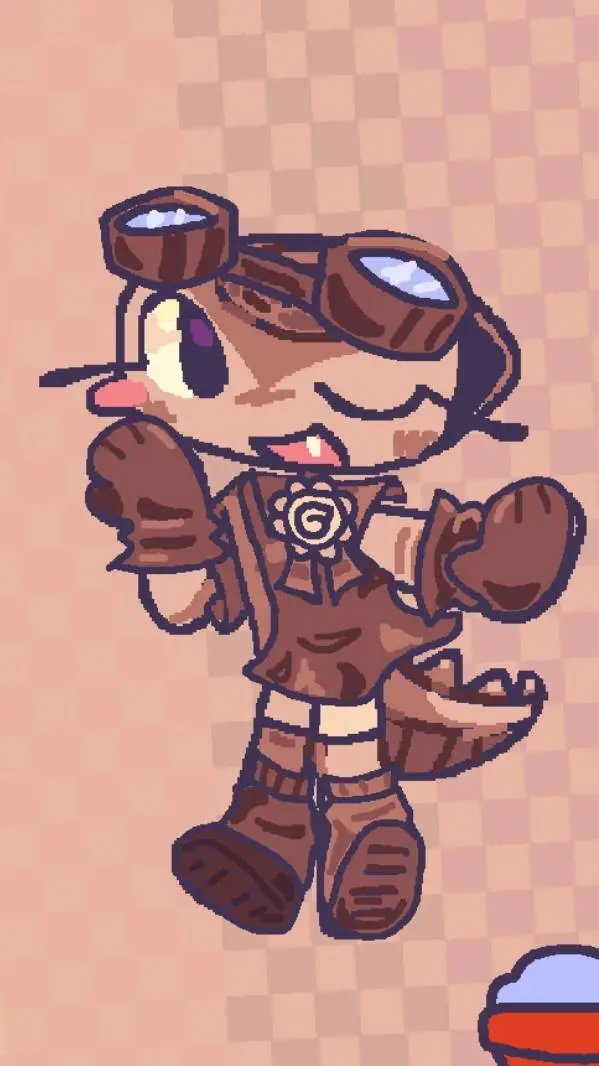 ai character: SHELLY! background