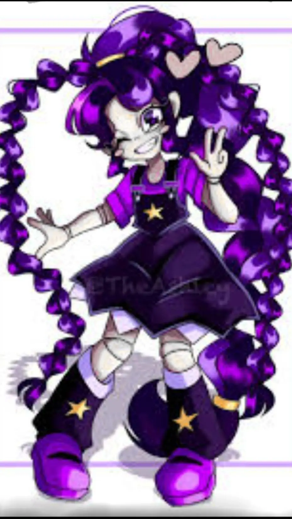 ai character: lily lovebraids  background