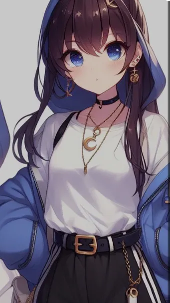 ai character: Ashley  background