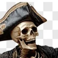 chat with ai character: esqueleto pirata 