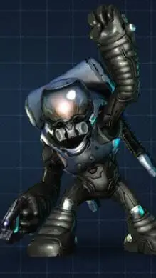 ai character: flux background