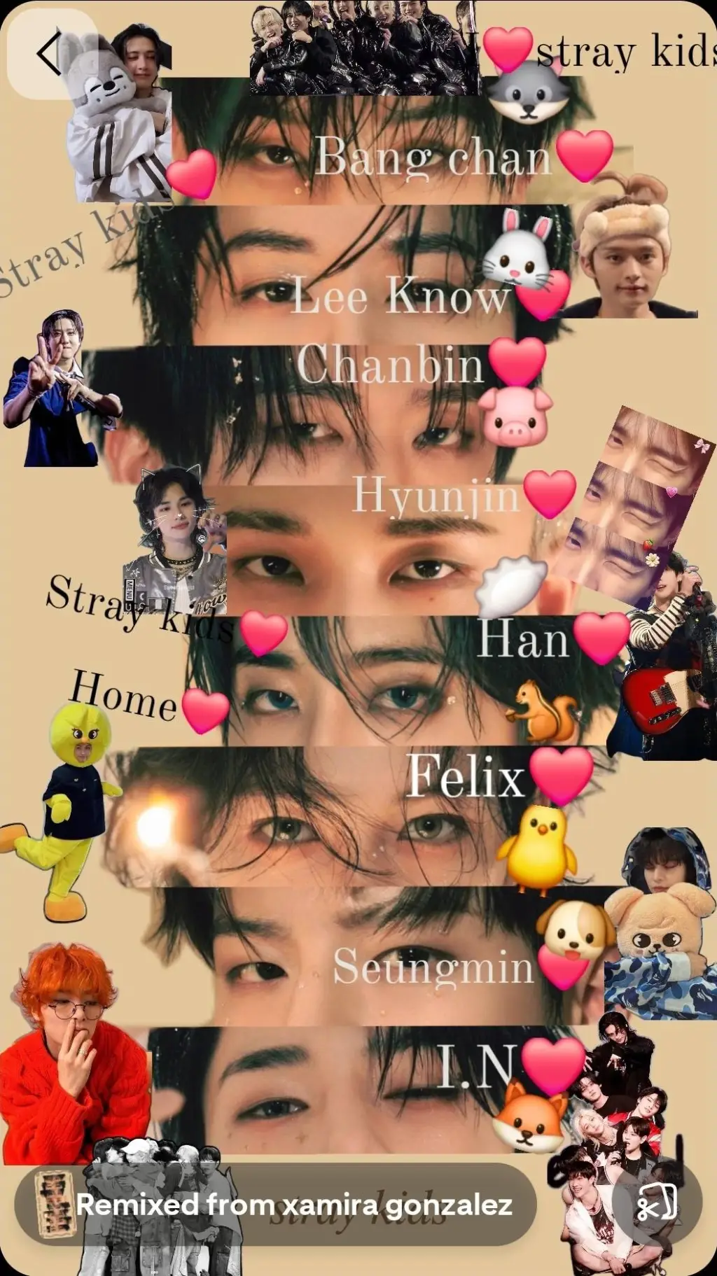 ai character: Straykids+pick me background