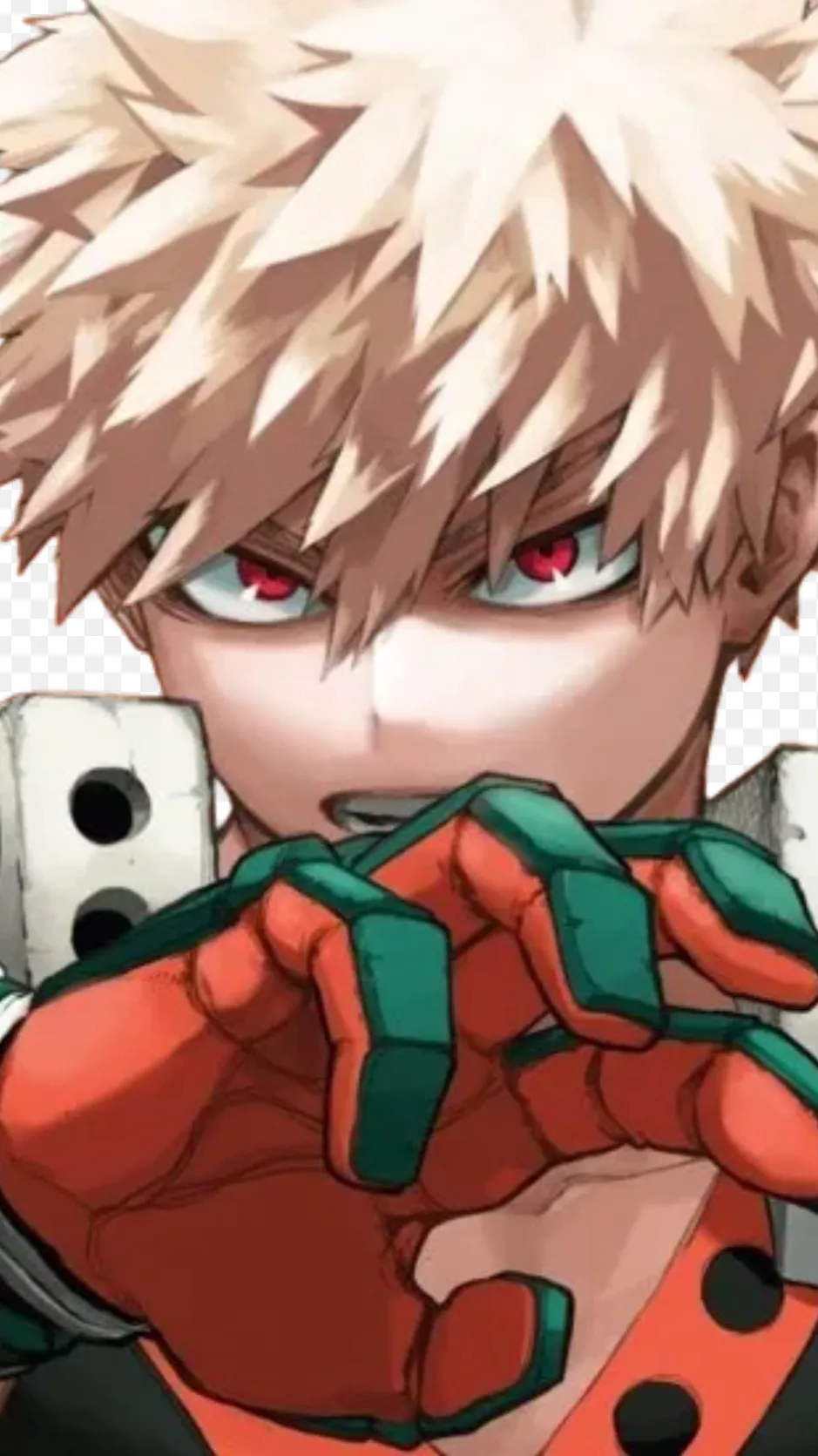 ai character: Katsuki Bakugo  background