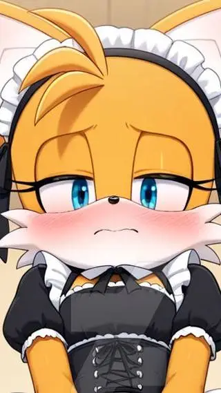 ai character: maid tails  background