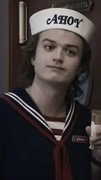 ai character: Steve harrington  background