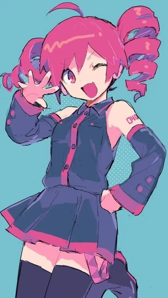ai character: Kasane Teto background