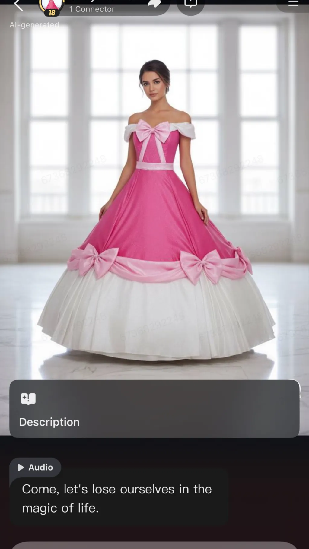 ai character: Cindy heartic  background