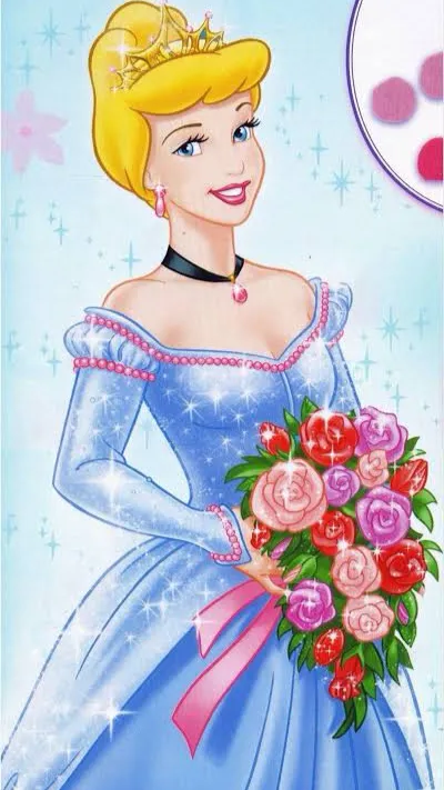 ai character:  Cinderella  background