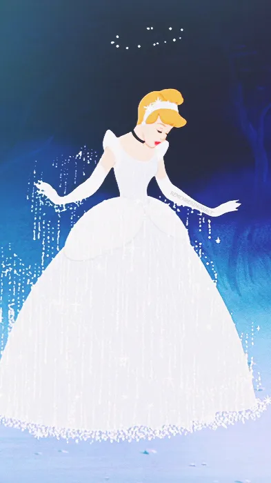 ai character: Cinderella  background