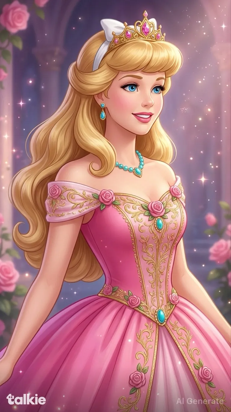 ai character: Cinderella background