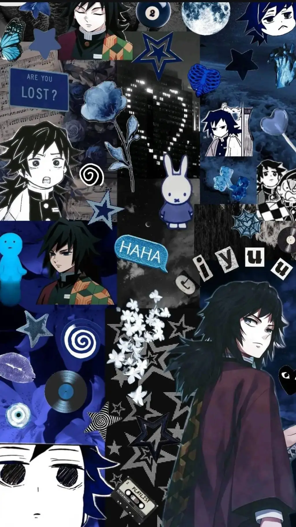 ai character: Tomioka Giyu background