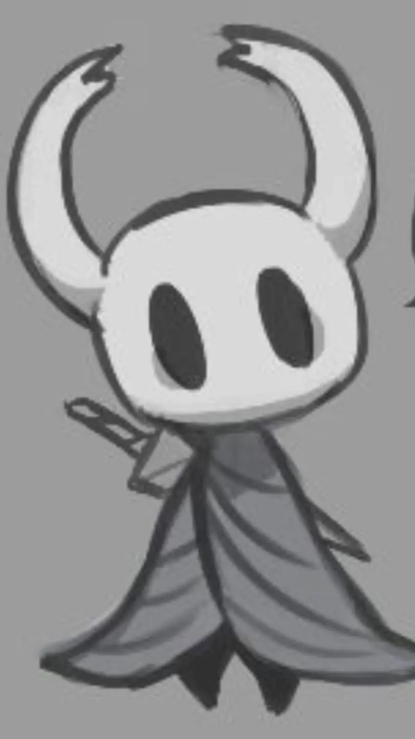 ai character: hollow knight💙✨️🫧 background