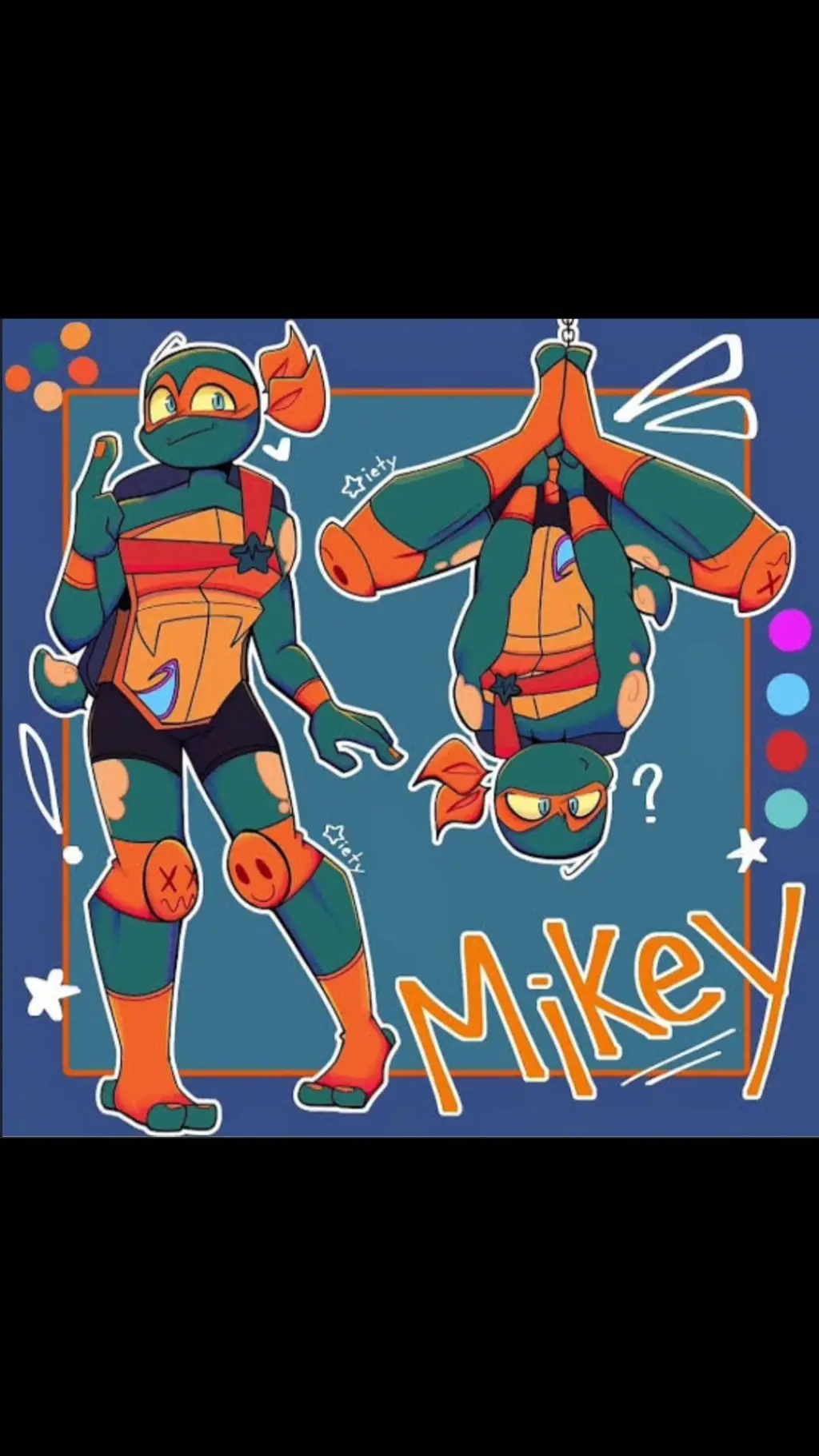 ai character: <《Michelangelo》> background