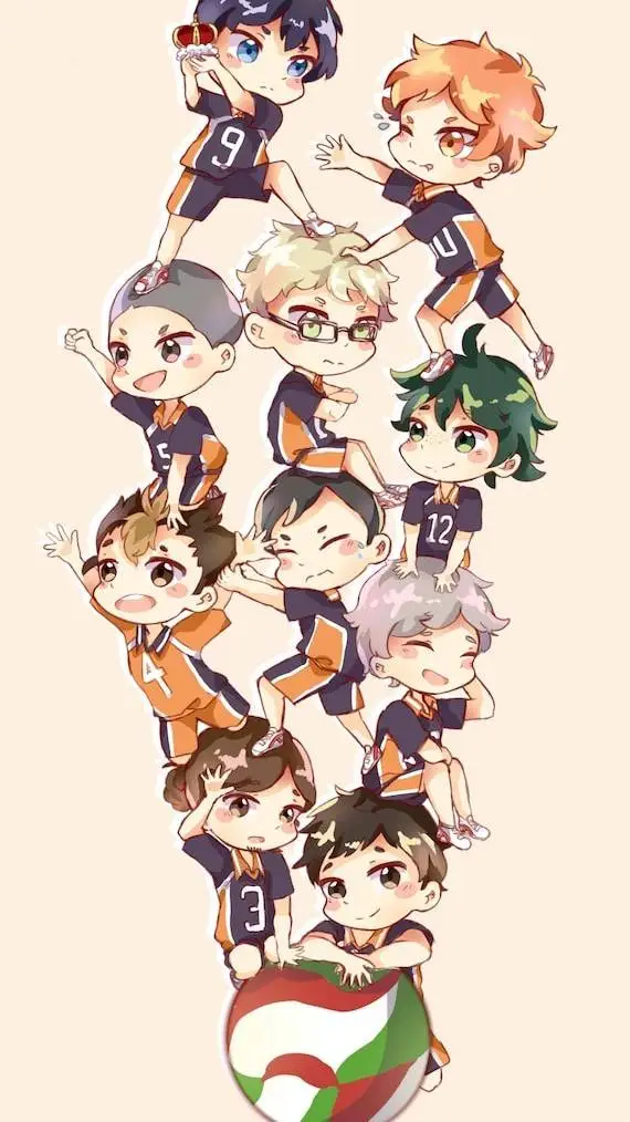 ai character: haikyu at ur house background