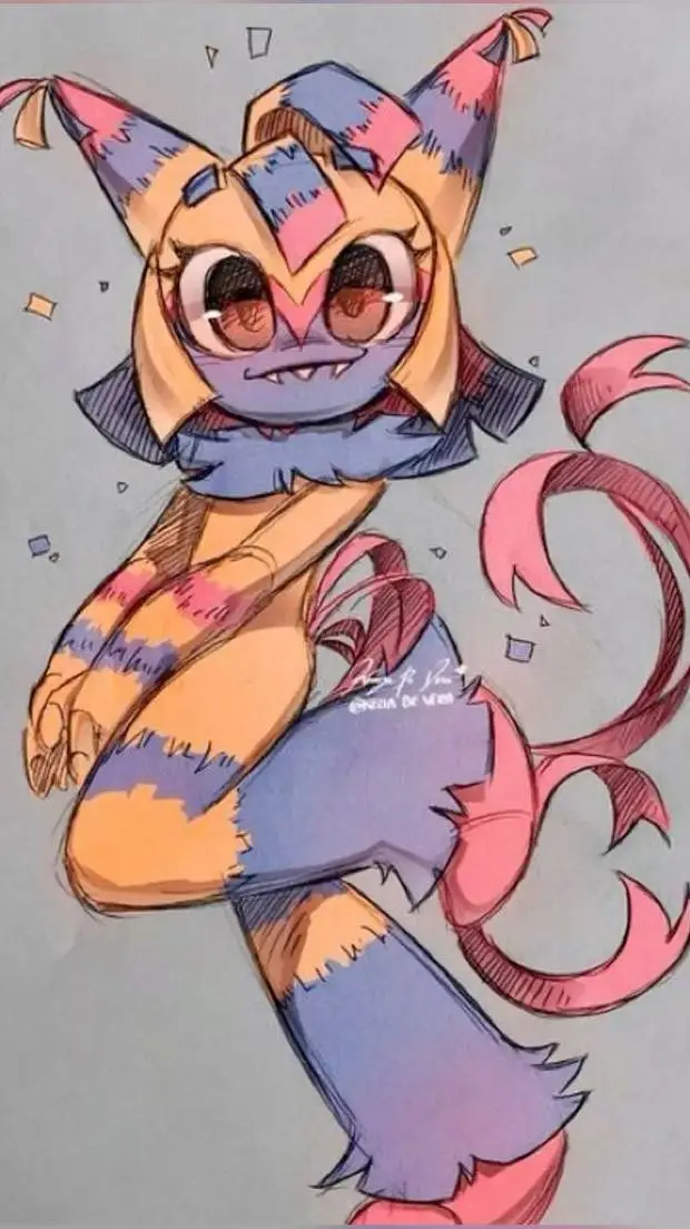 ai character: yatta♡ background