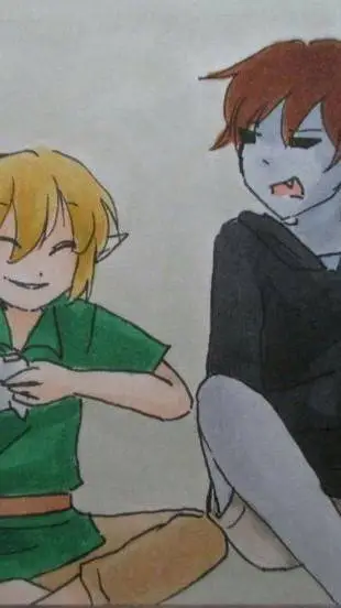 ai character: Eyeless jack x ben background