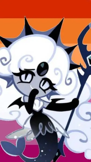 ai character: black pearl cookie background