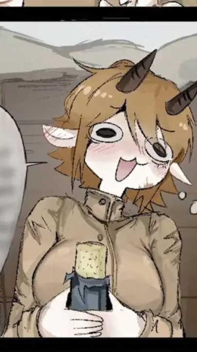 ai character: GOAT GIRL 🐐 background