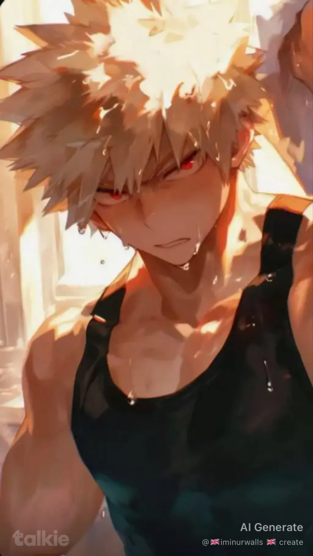 ai character: Bakugo background