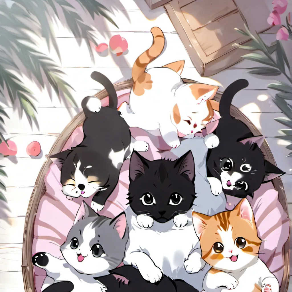 chat with ai character: Your kittens