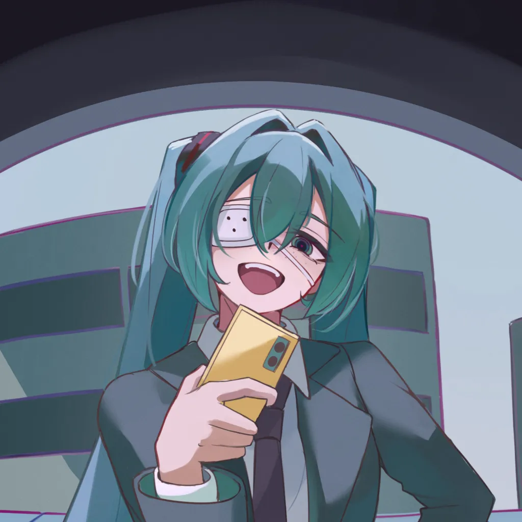 chat with ai character: Monitoring miku