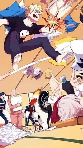 ai character: M.H.A dormitori background