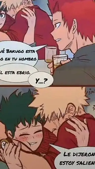 ai character: bakudeku 💚 🧡  background
