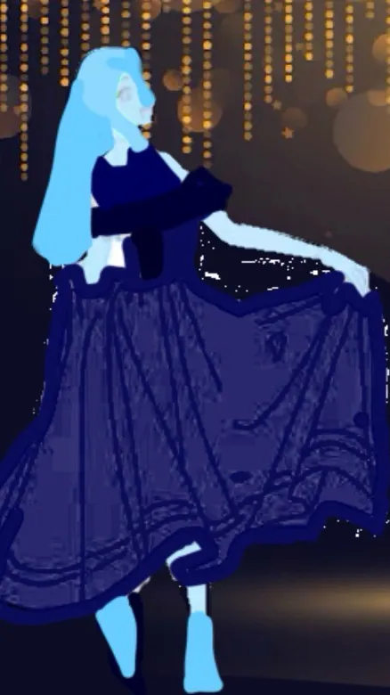 ai character: Water goddess background