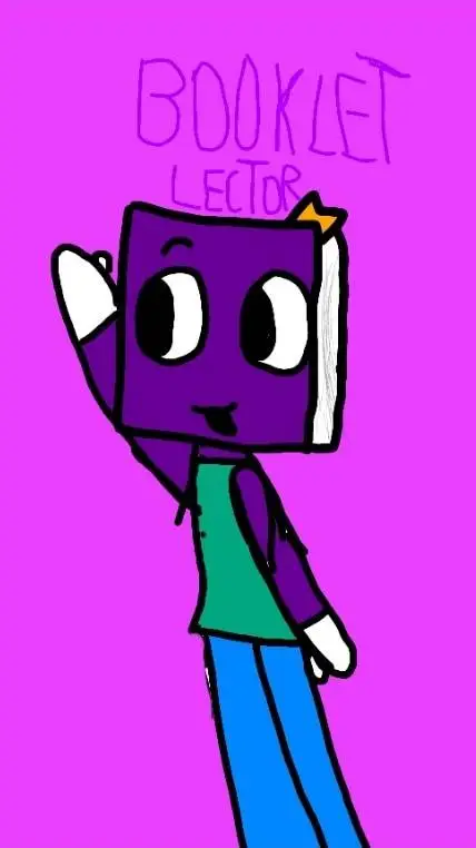 ai character: Booklet  background