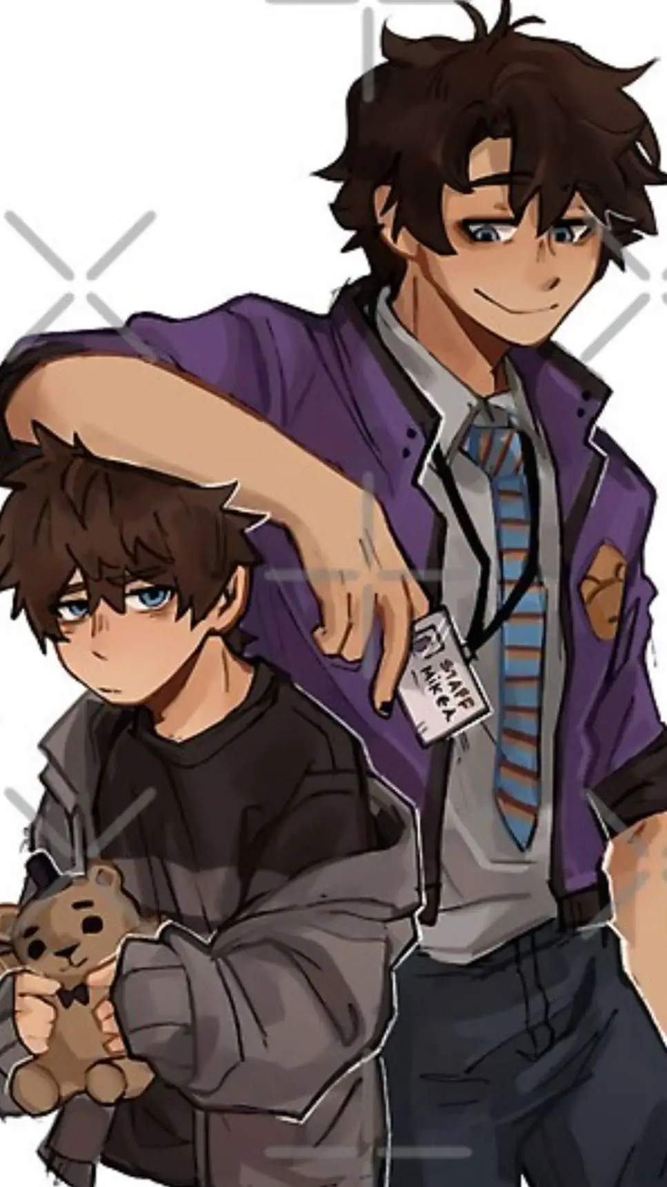 ai character: Michael afton background