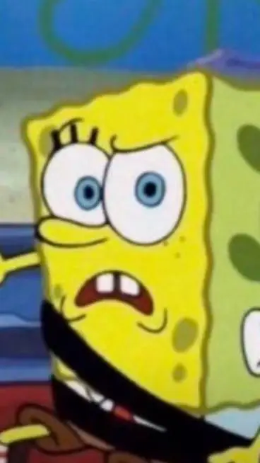 ai character: SpongeBob  background