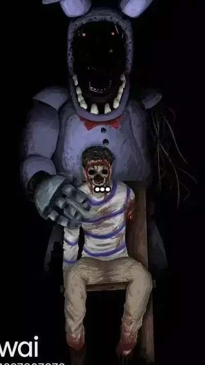 ai character: Withered bonnie background