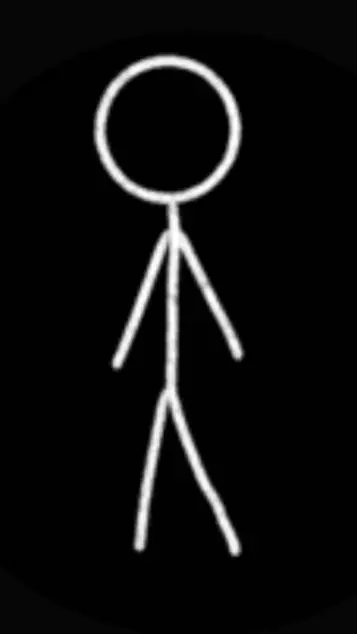 ai character: stickman background
