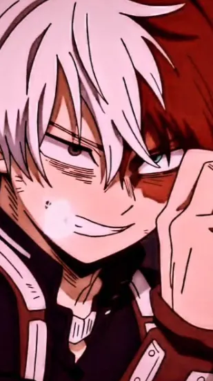 ai character: Shoto🔥🧊 background