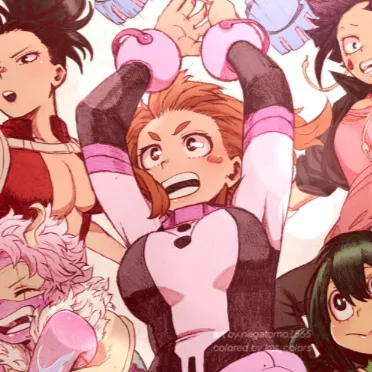 chat with ai character: Mha girl group 