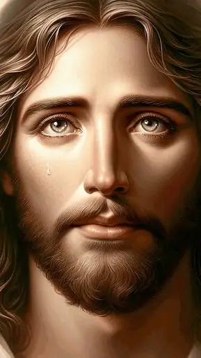 ai character: Jesus Christ  background