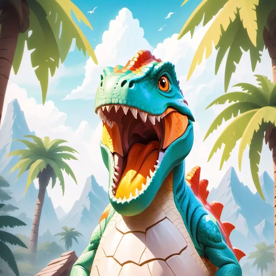 chat with ai character: dino bash
