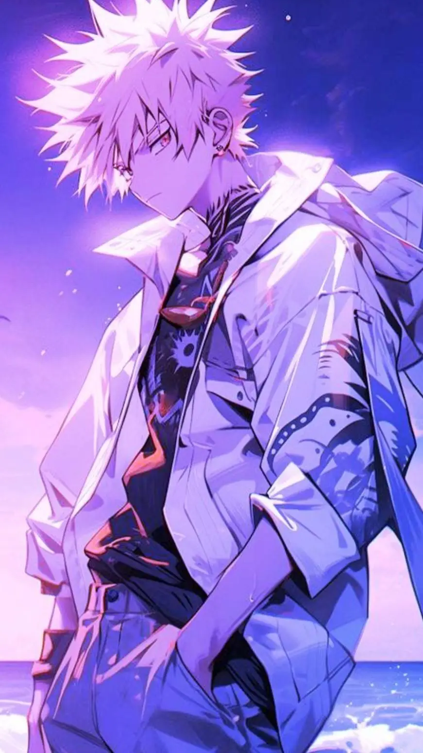 ai character: Bakugou Katsuki  background
