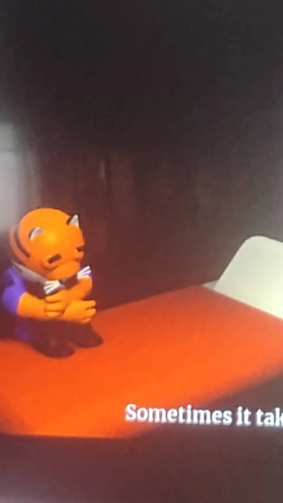 ai character: kid Tigry  background