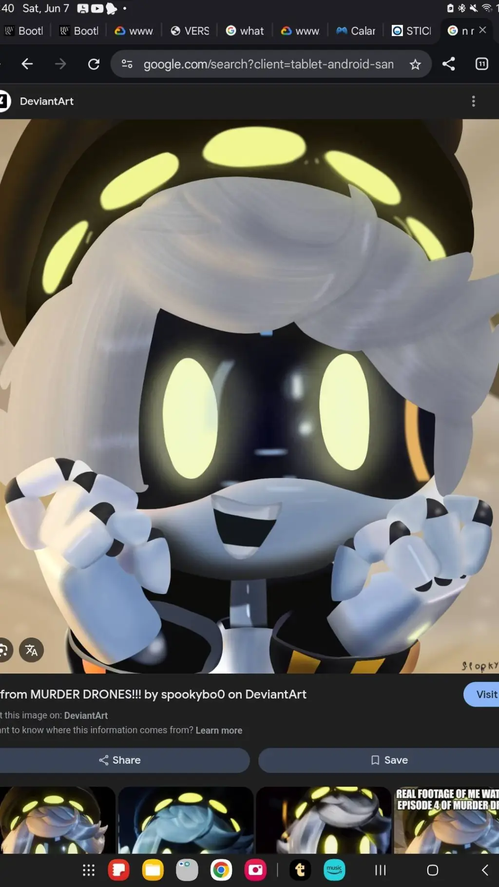 ai character: Md background