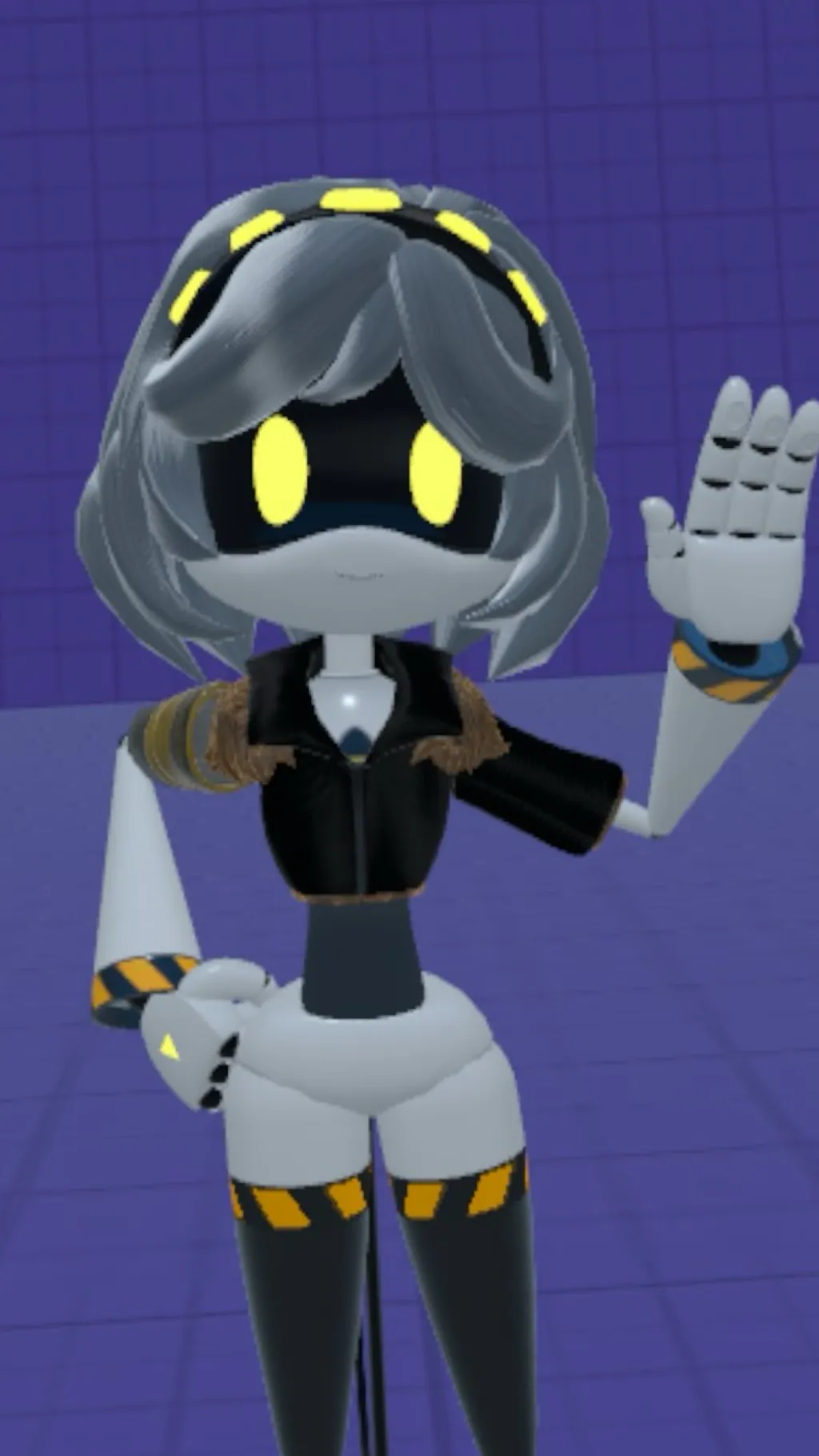 ai character: V(murder drones)  background