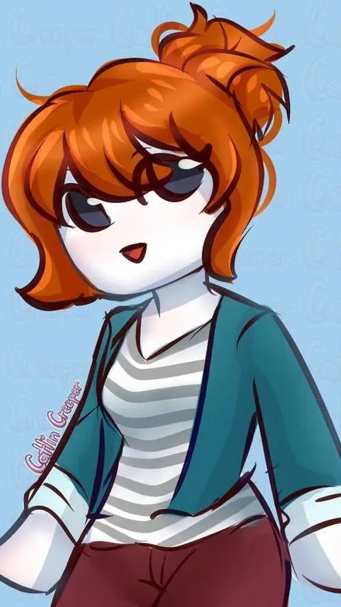 ai character: Bacon girl background
