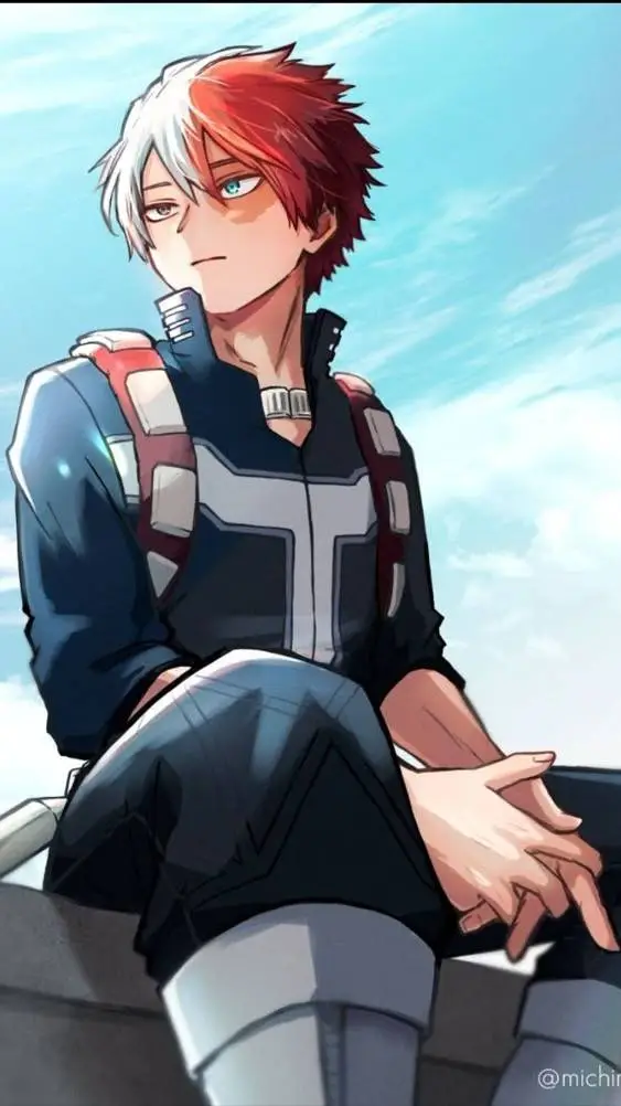 ai character: Shoto Todoroki background